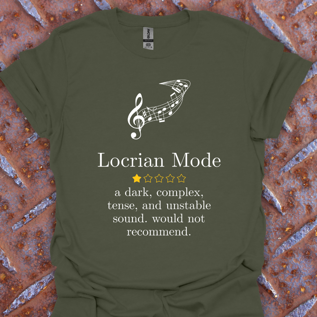 Locrian Mode Treble Cleff