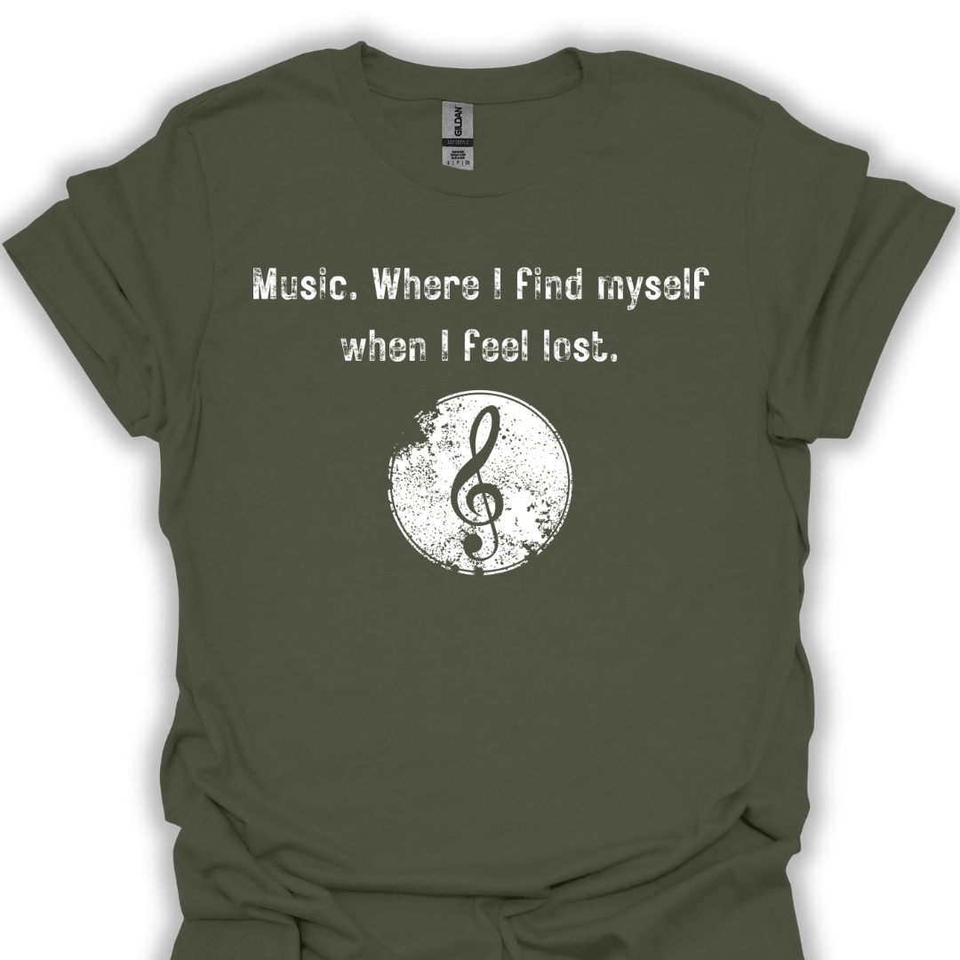 Music. Where I find myself when I feel lost.