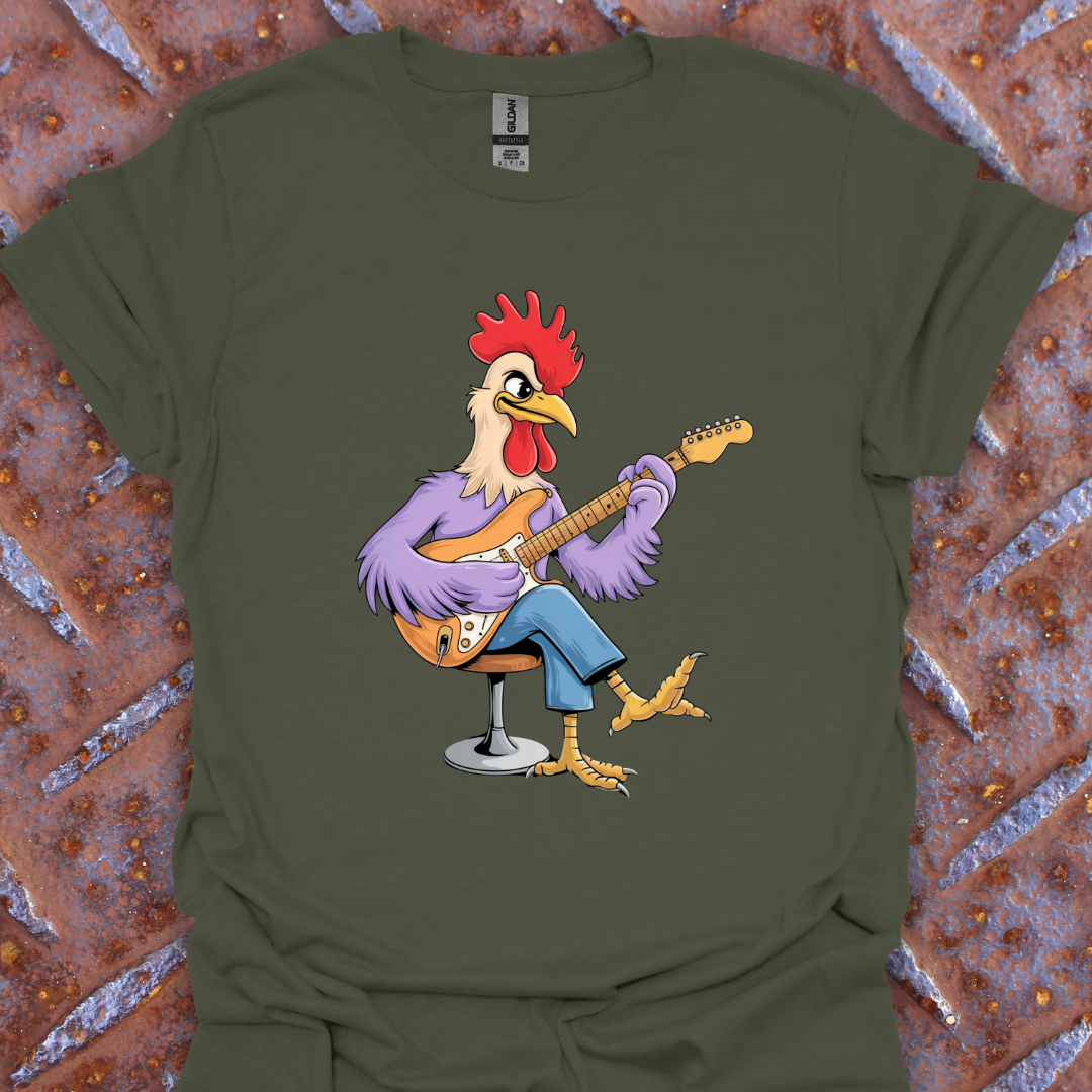 Chicken Playing Guitar