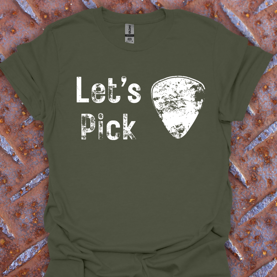 Let's Pick. Guitar. Music.