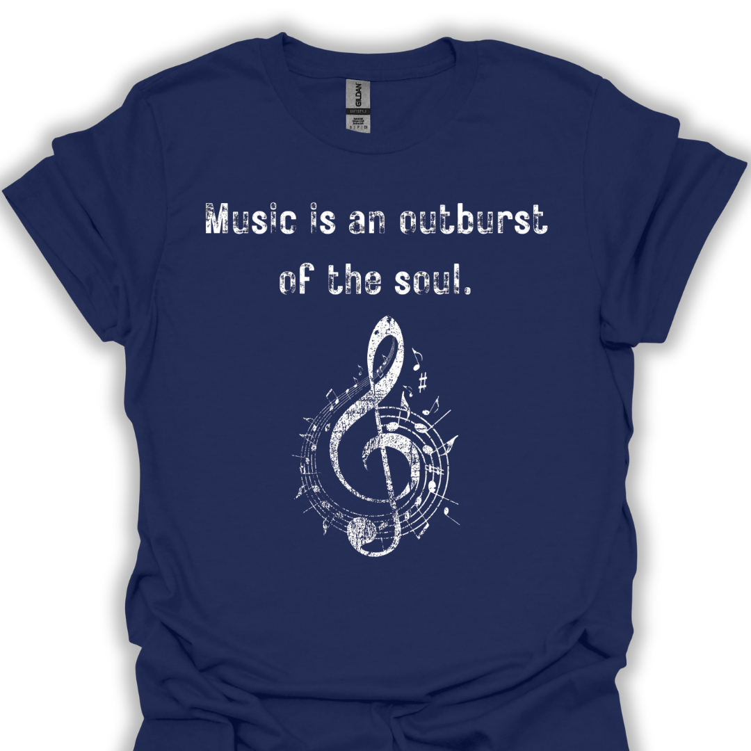 Music is an outburst of the soul.