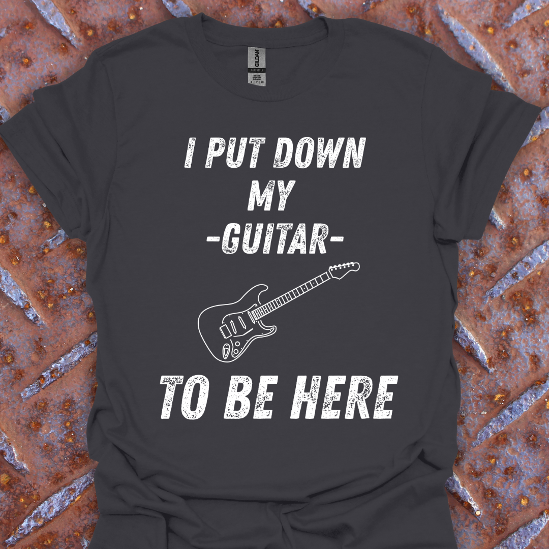 I Put Down My Guitar To Be Here