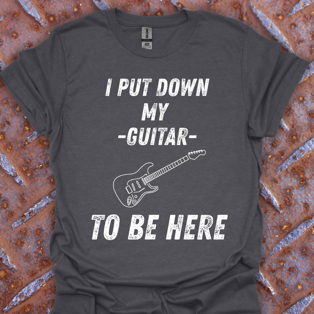 I Put Down My Guitar To Be Here