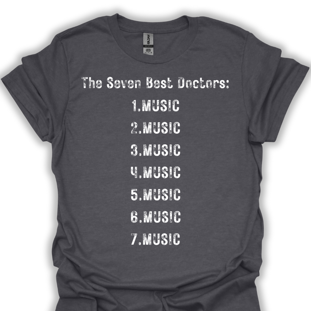 The seven best doctors. Music.