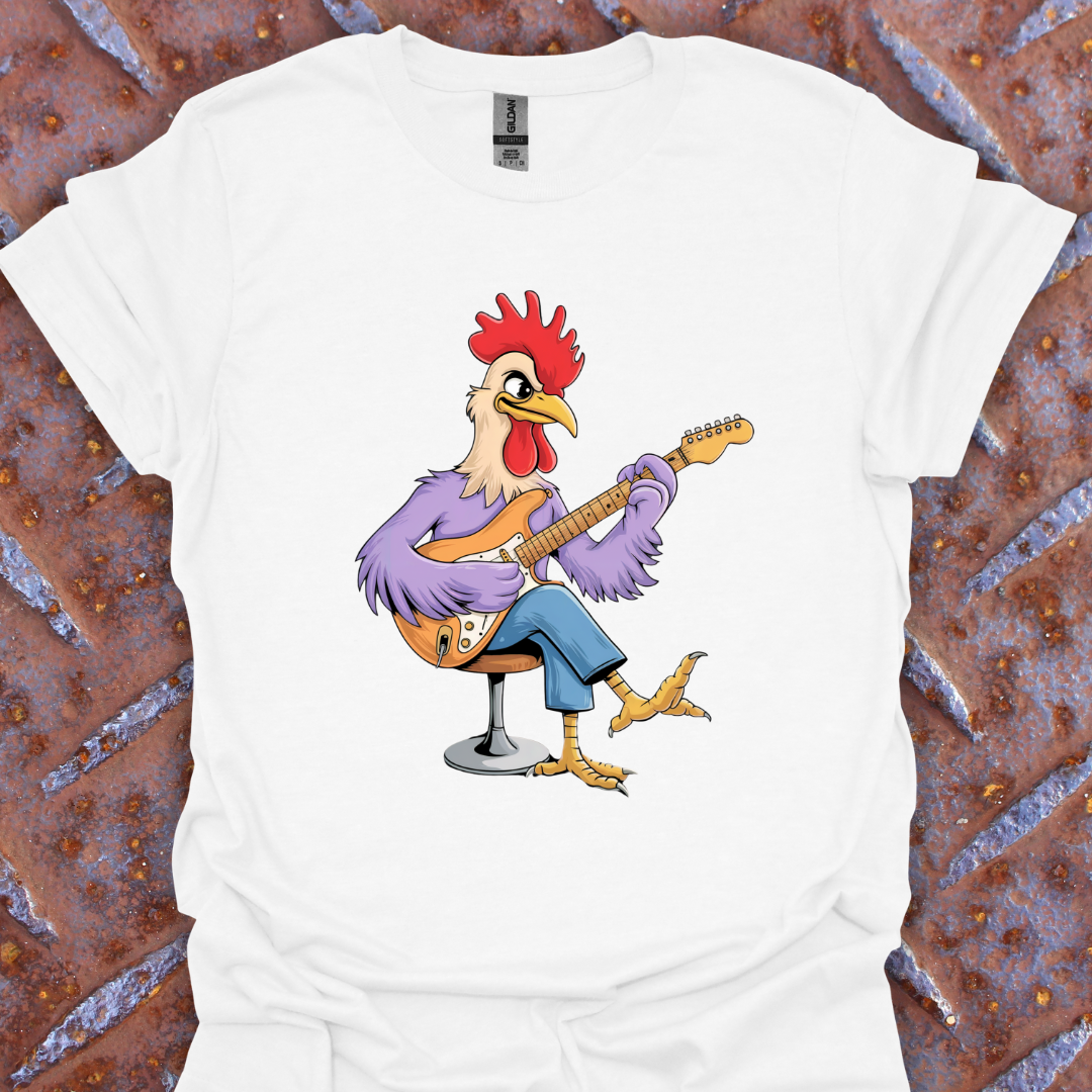 Chicken Playing Guitar