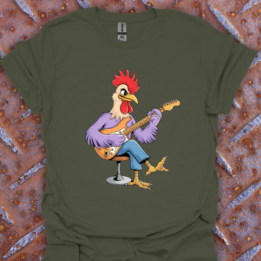 Chicken Playing Guitar