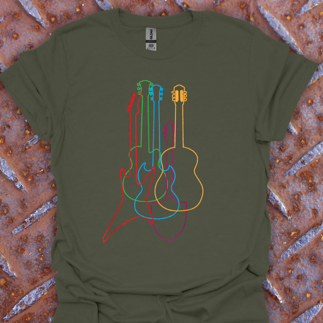 5 Colorful Guitars