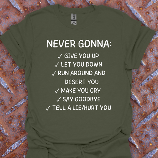 Never Gonna Give You Up. Music. Musician.