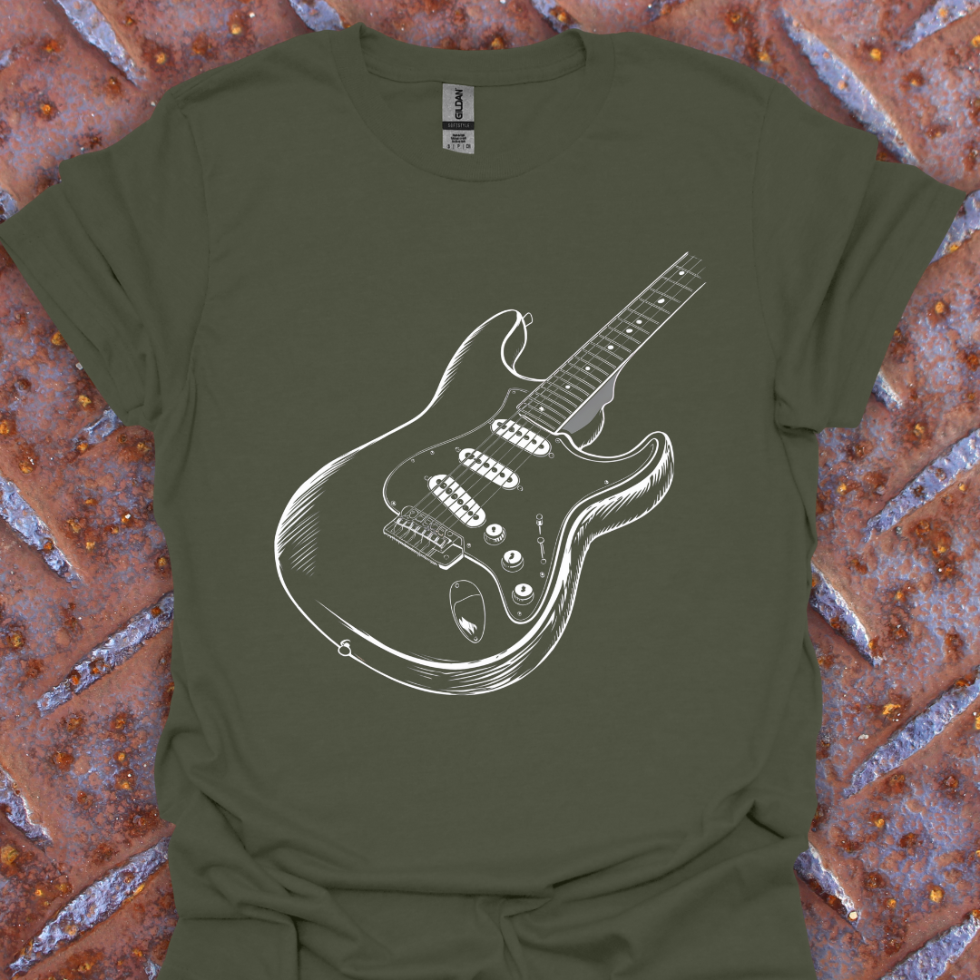 Electric Guitar Outline