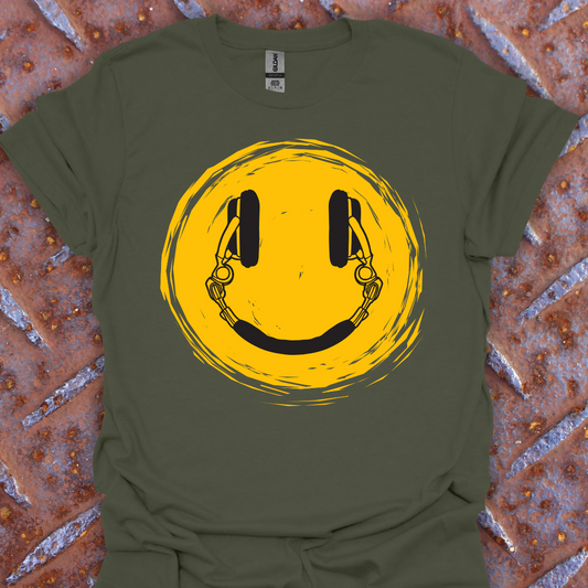 Groovy Headphones Smiley Face