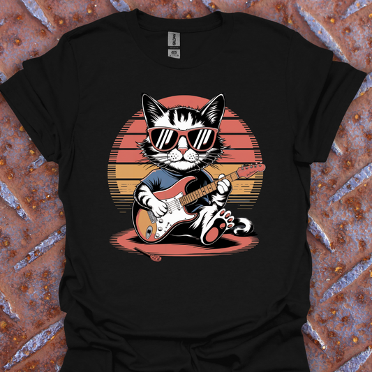Cool Cat On Guitar