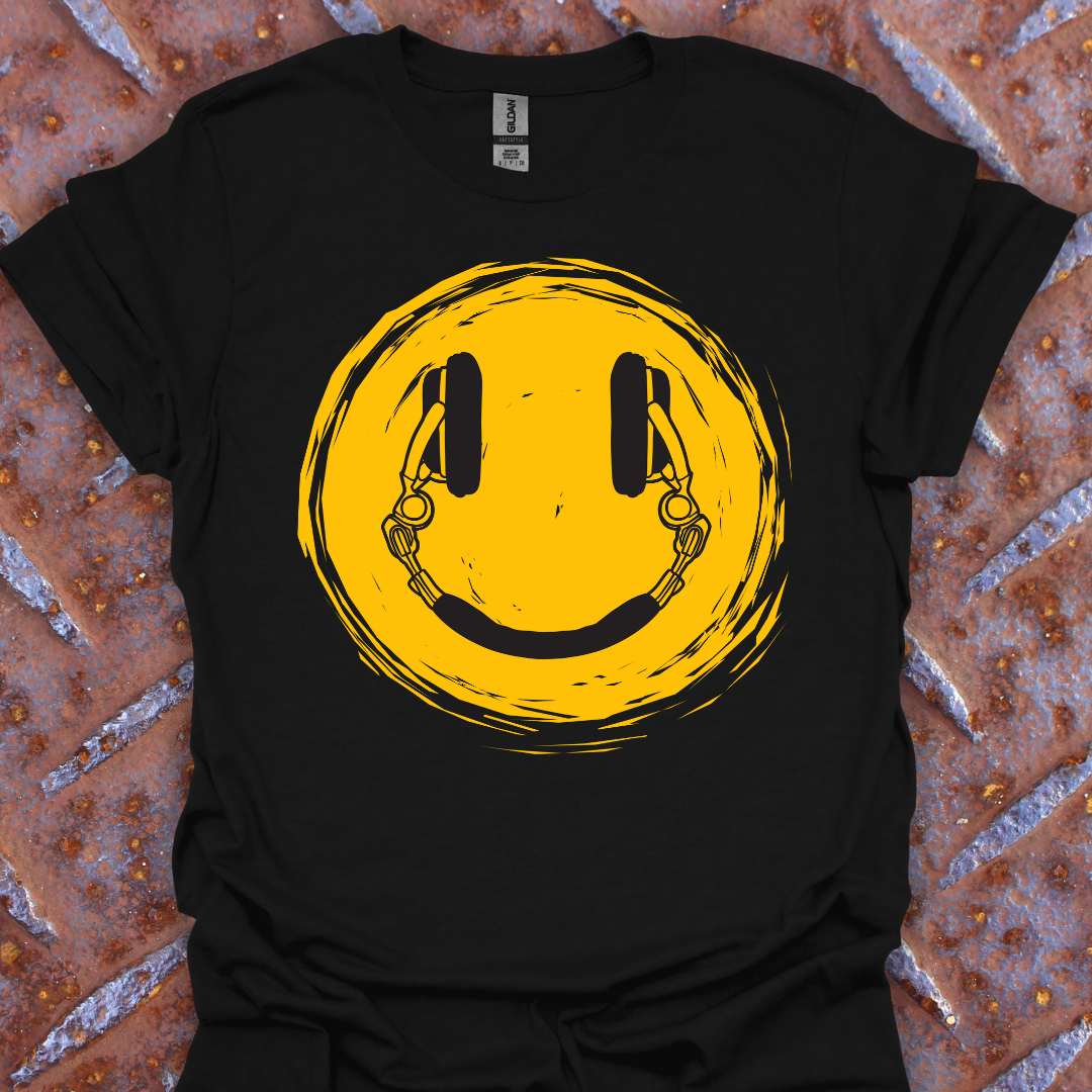 Groovy Headphones Smiley Face