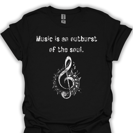 Music is an outburst of the soul.
