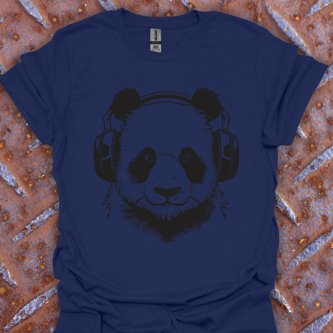 Panda Wearing Headphones