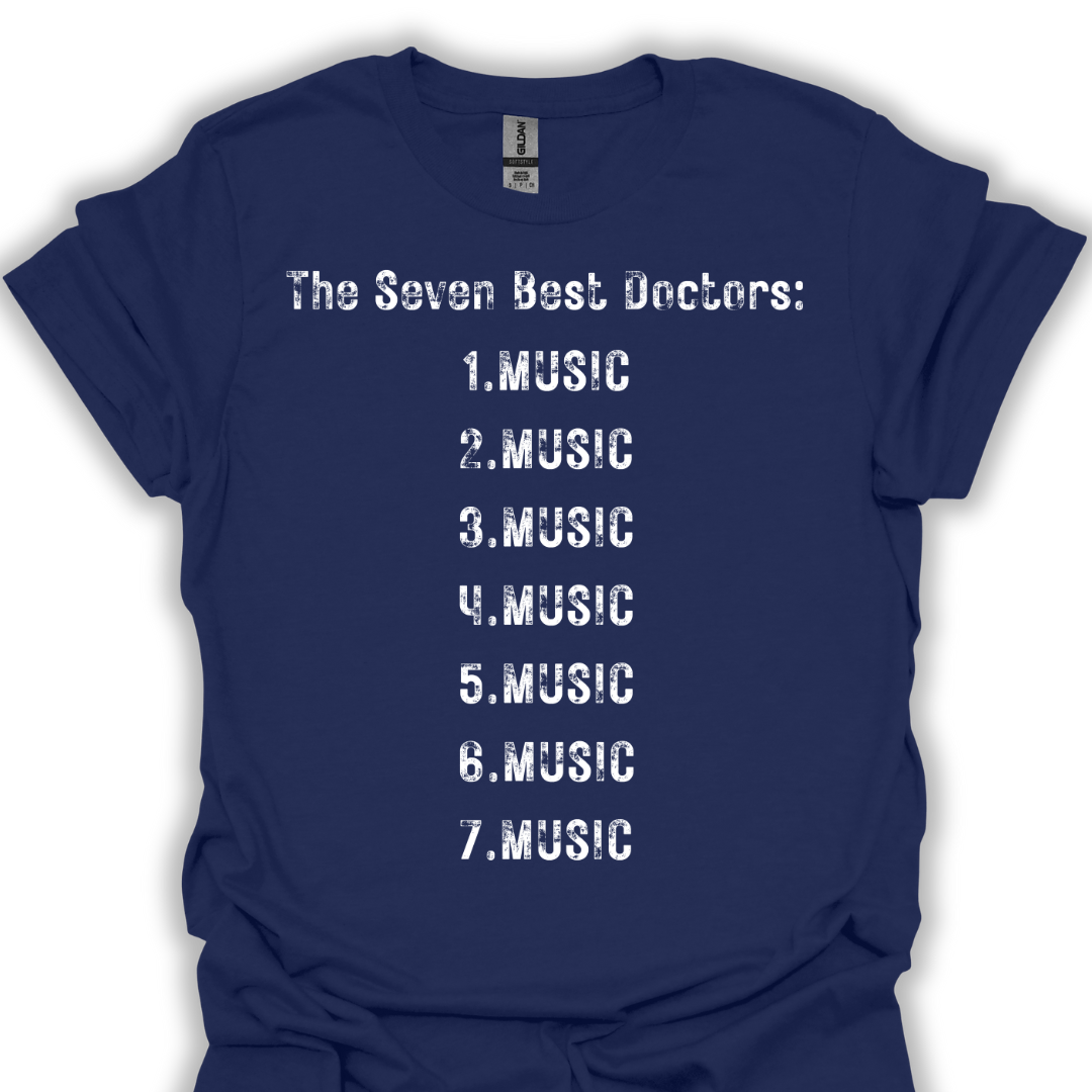 The seven best doctors. Music.