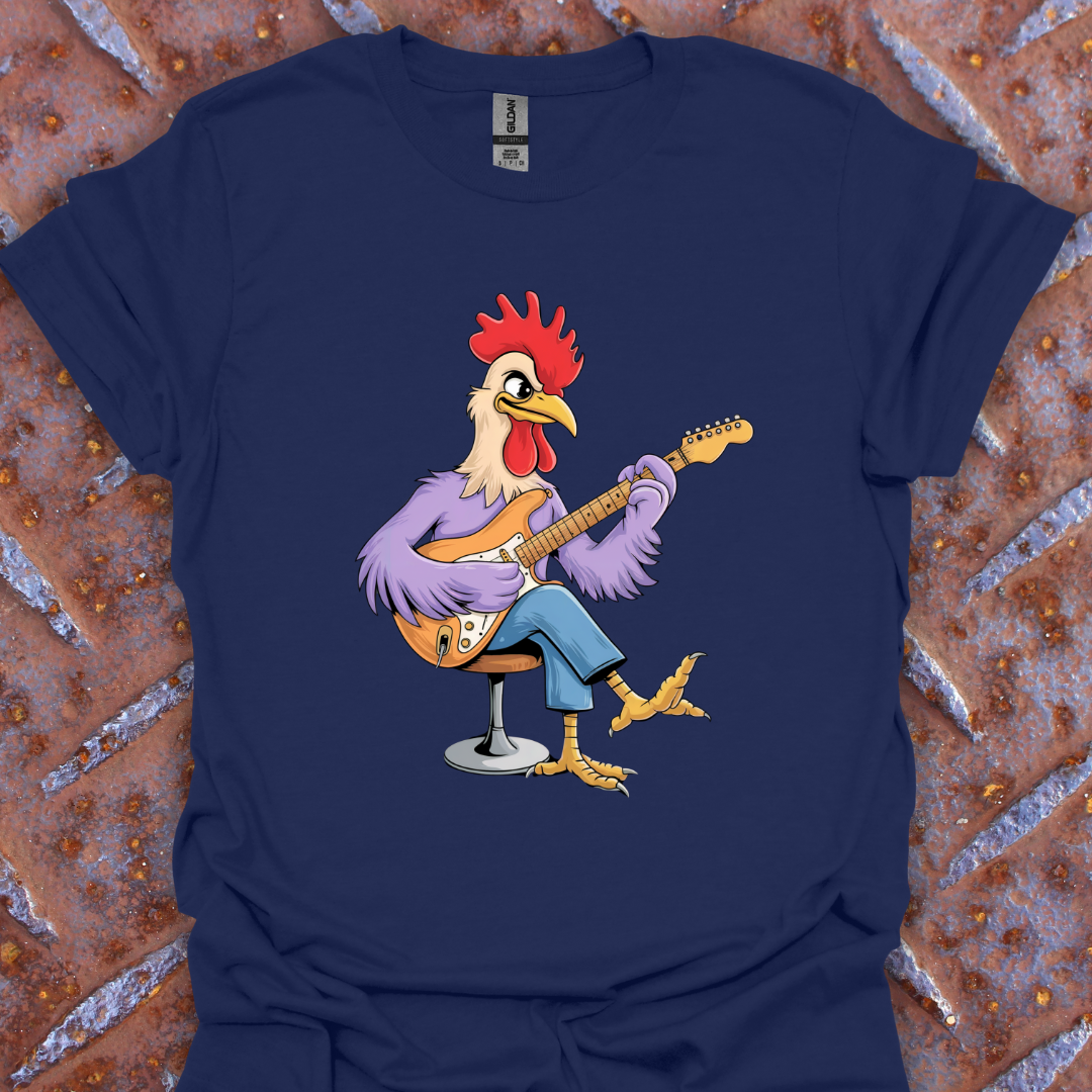 Chicken Playing Guitar