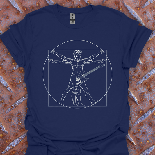 Vitruvian Guitar Player