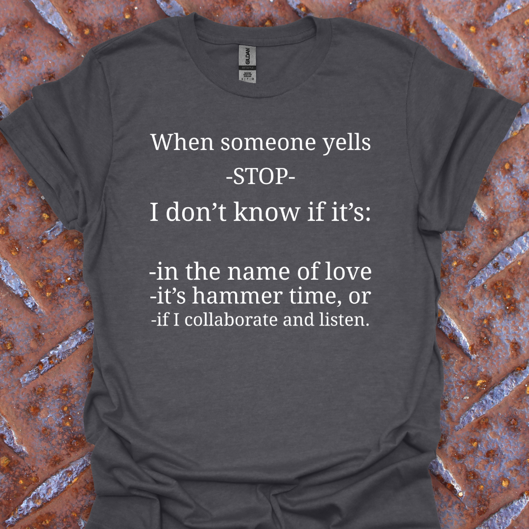 When Someone Yells Stop. Music. Musician.