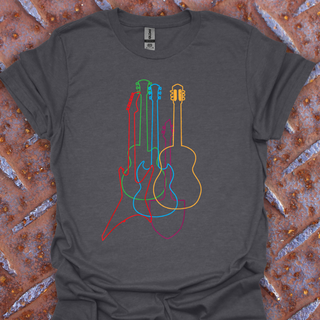 5 Colorful Guitars